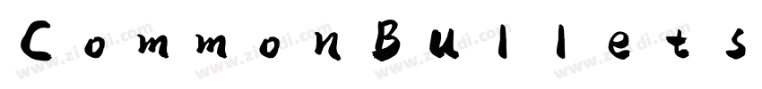CommonBullets 常规字体转换